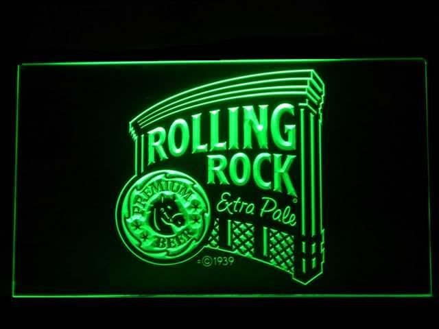 Rolling Rock Extra Pale Premium Beer Neon Light Sign
